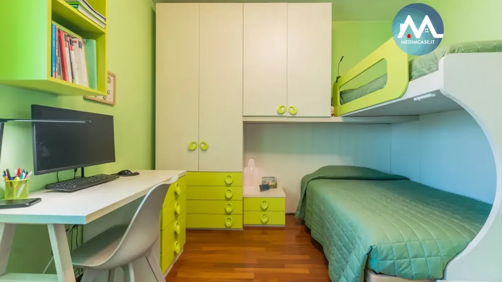 Bedrooms - Trilocale with Balcony in Pesaro