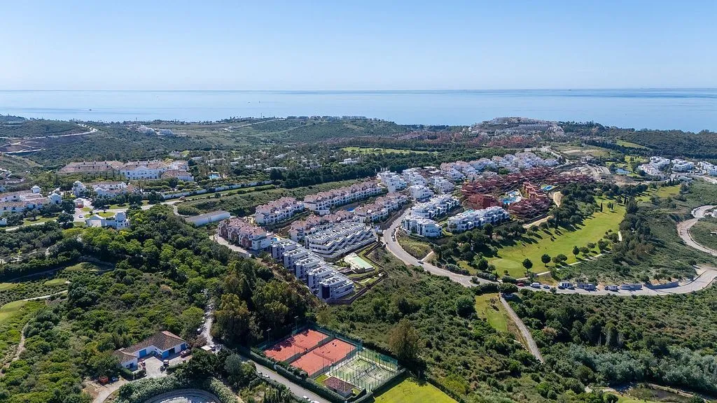 Vue aérienne - New Flat with Pool in Casares Golf Garden