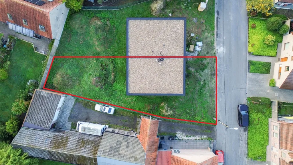 Vue aérienne - Nouvelle Maison Économe en Énergie avec 4 Chambres à Torhout