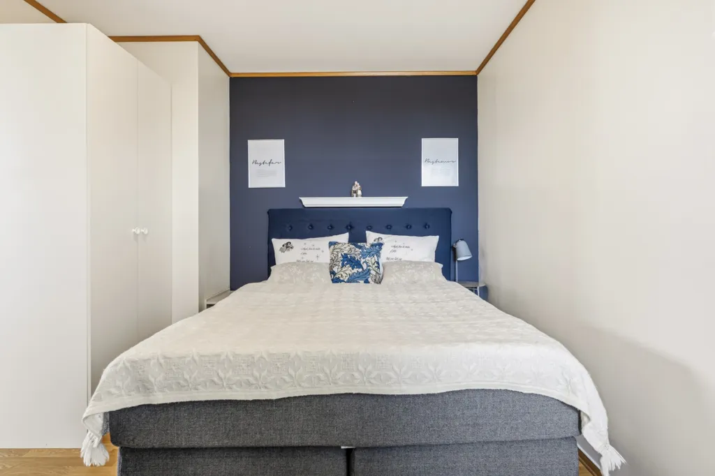 Chambres - 3-Bedroom Apartment with Balconies in Bodø