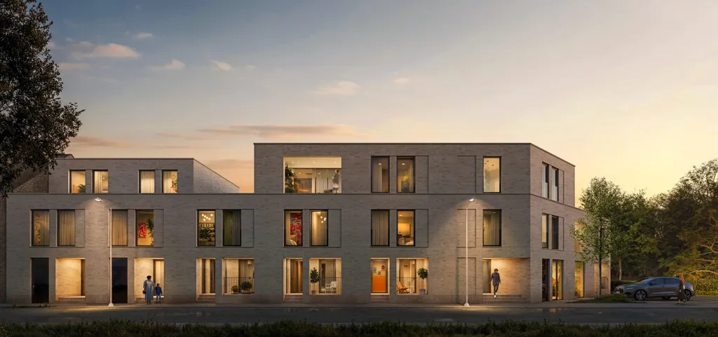 Nouvelle Construction Moderne avec Commerces à Oostakker