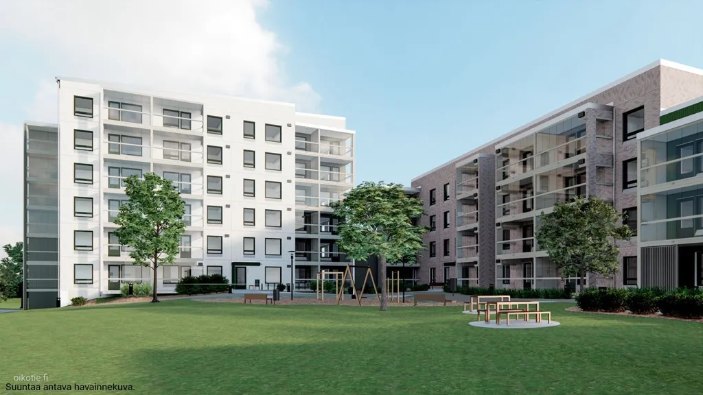 Jardin - Modern Apartment with Balcony in Lamminpää, Tampere
