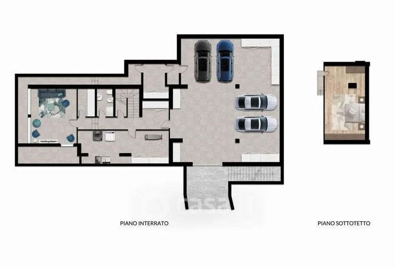 Plan - Villa with Private Park in Saint-Christophe