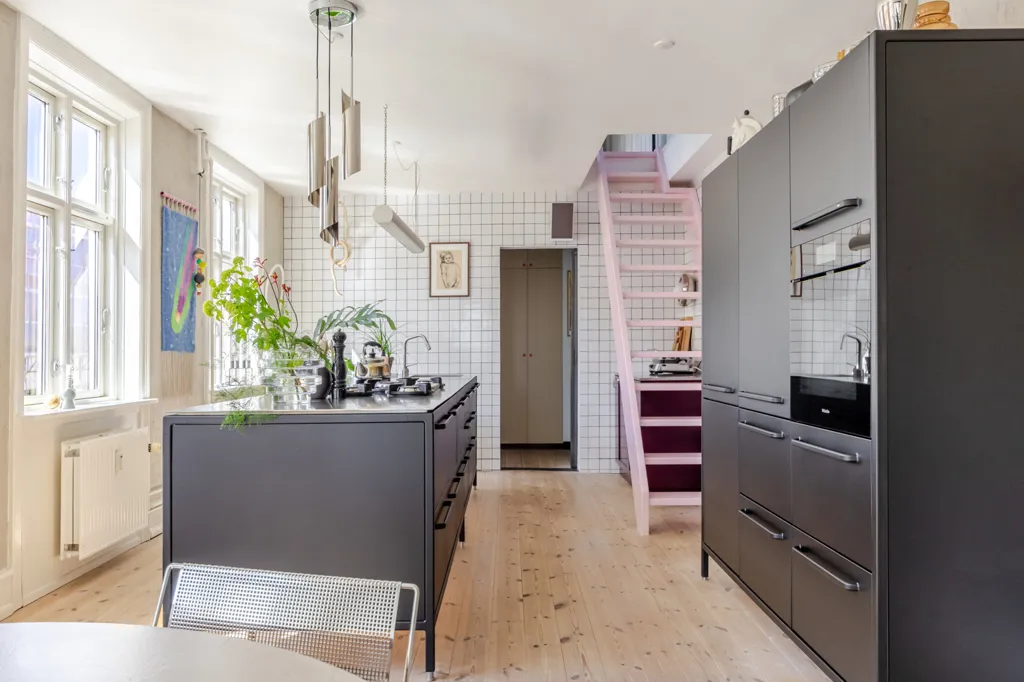 Köök - Duplex with Historic Charm in Copenhagen V