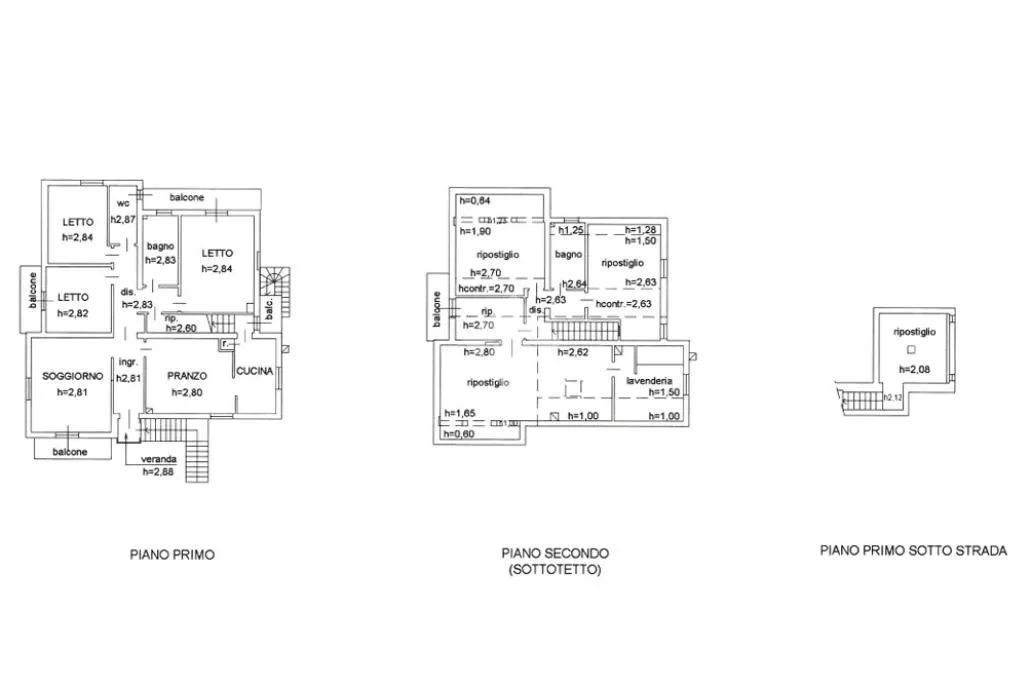Floor Plan - Bifamiliare Villa with Garden in Montelabbate