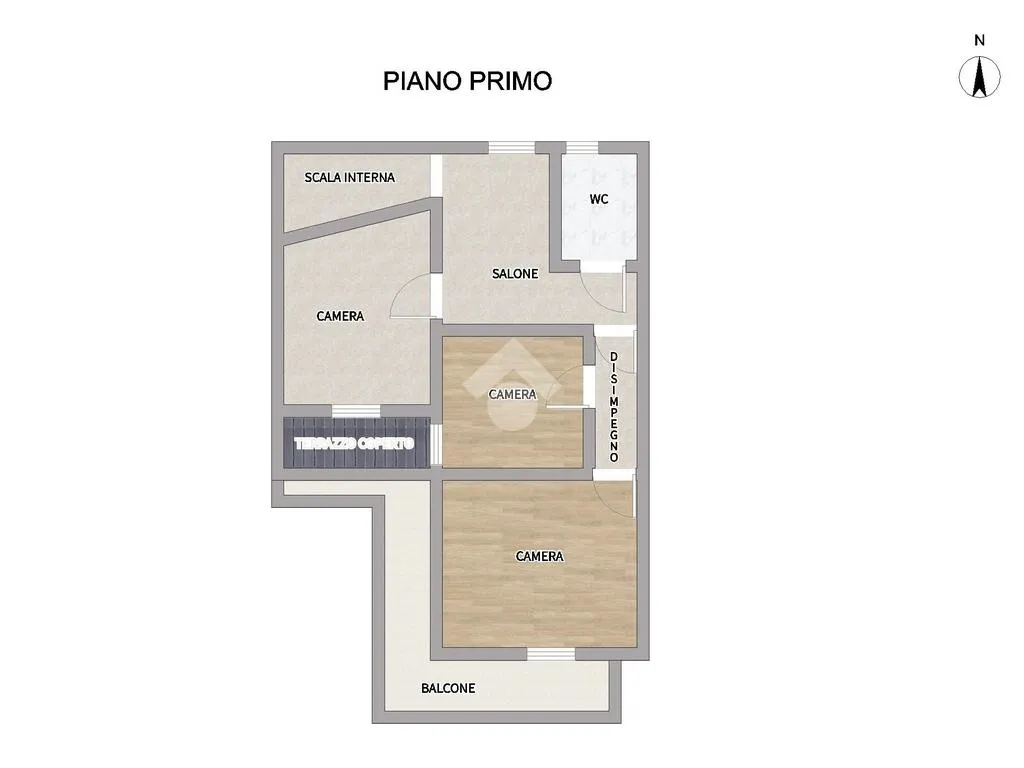 Plan - Villa with Panoramic Terrace in Aquino
