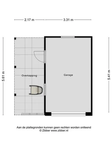 Floor Plan - Two-Storey House with Garden in Denekamp