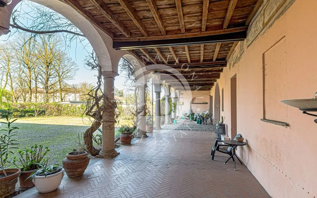 Terrasse - Historic Villa with Private Pool in Ozzero, Lombardy