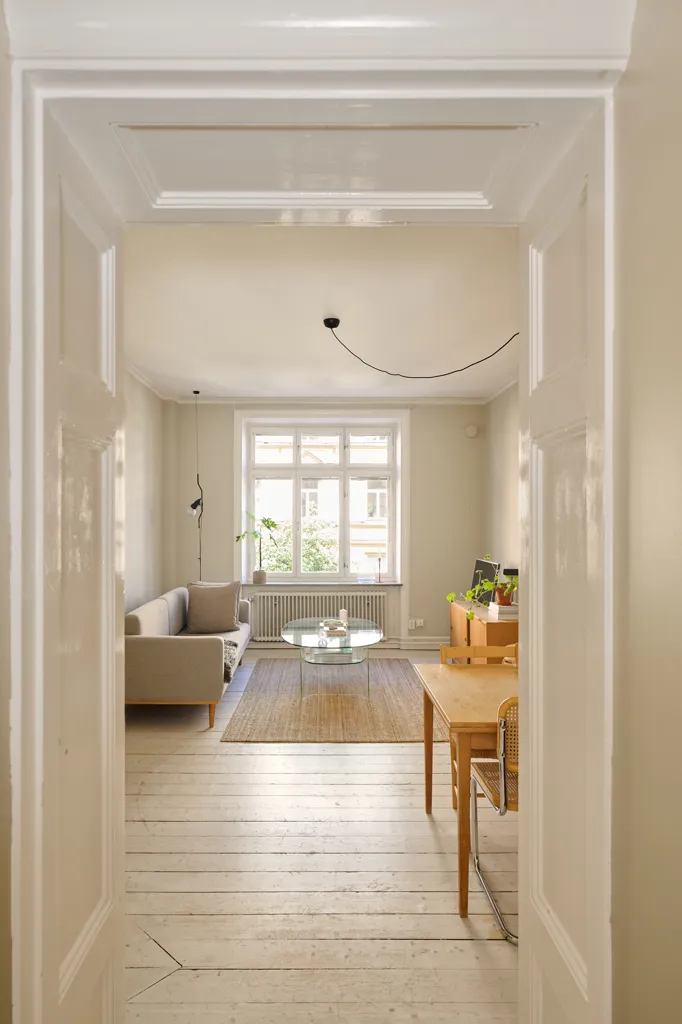 Séjour - Turn-of-the-Century Flat with Garden View in Södermalm