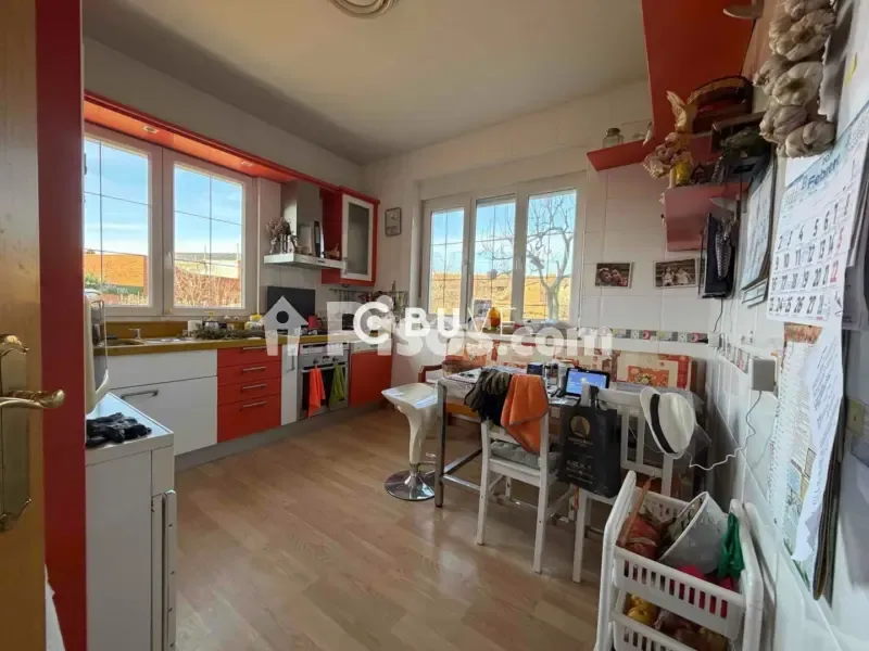 Köök - Rustic Farmhouse with Cultivation Land in Bustillo del Páramo