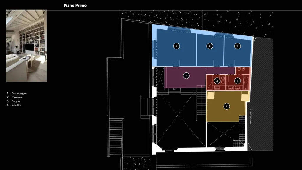 Floor Plan - Historic Villa with Panoramic Views in Florence