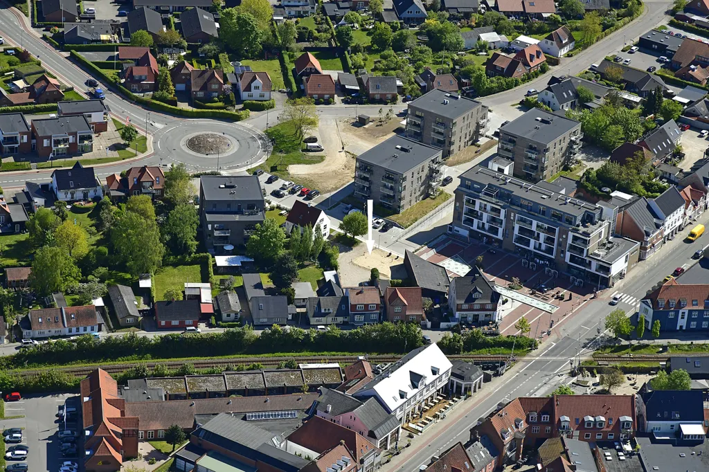 Vue aérienne - Approved Project Plot with Sea View in Ry