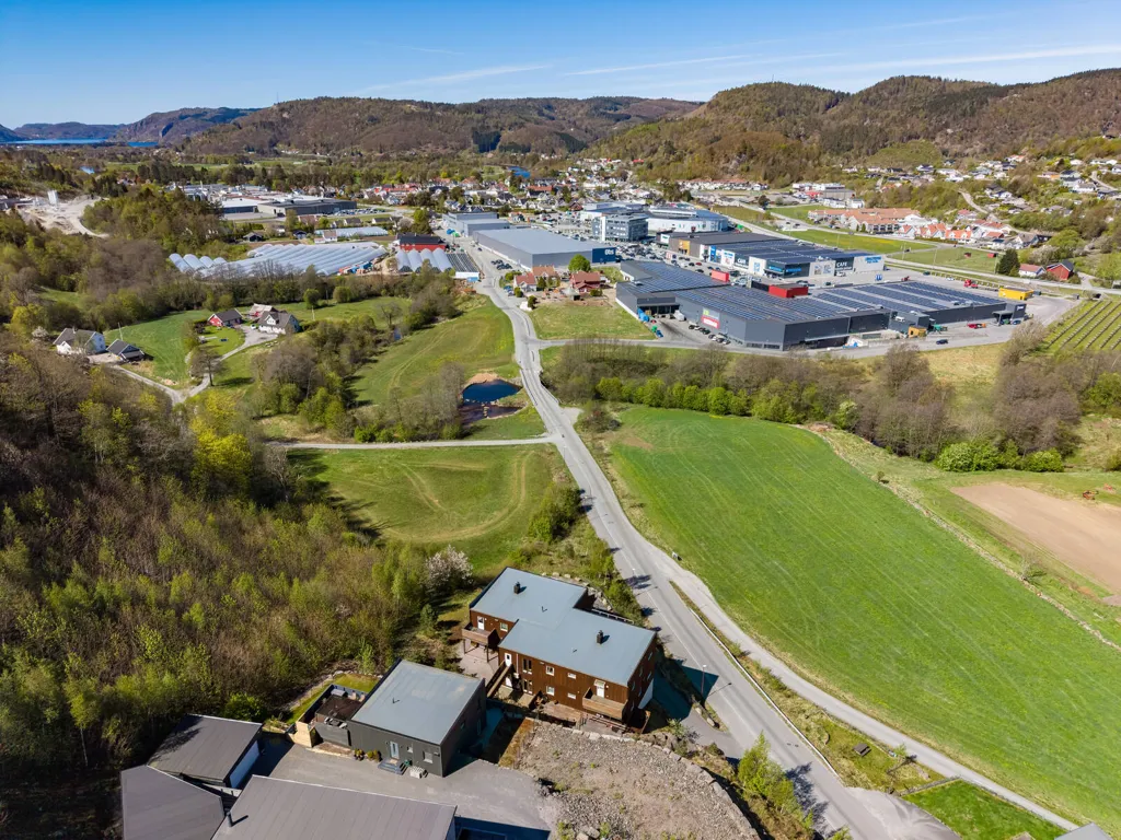 Vista aerea - Modern Apartment with Terrace in Lyngdal