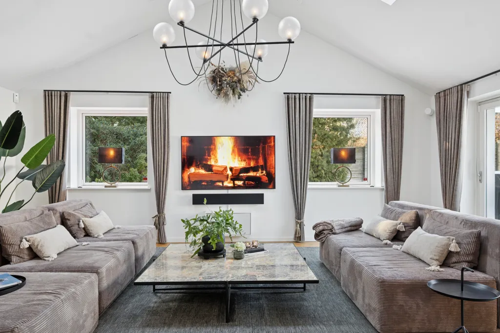 Séjour - Renovated Villa with Carport in Vedbæk