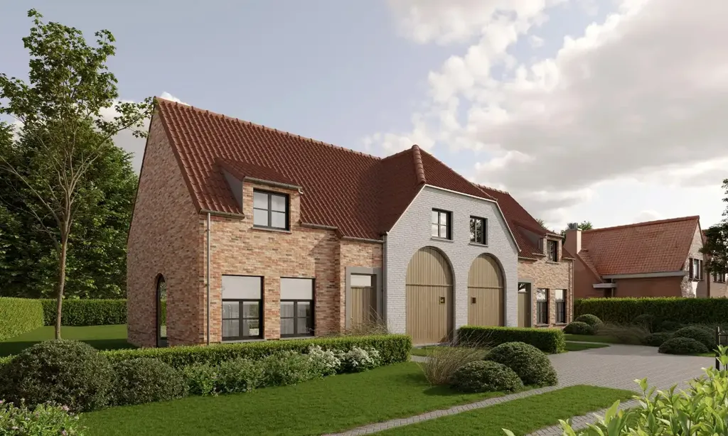Nouvelle Construction de Maisons Contemporaines à Maldegem