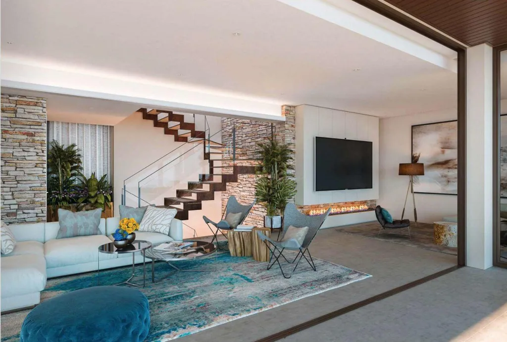 Séjour - Villa with Sea Views in Benahavís
