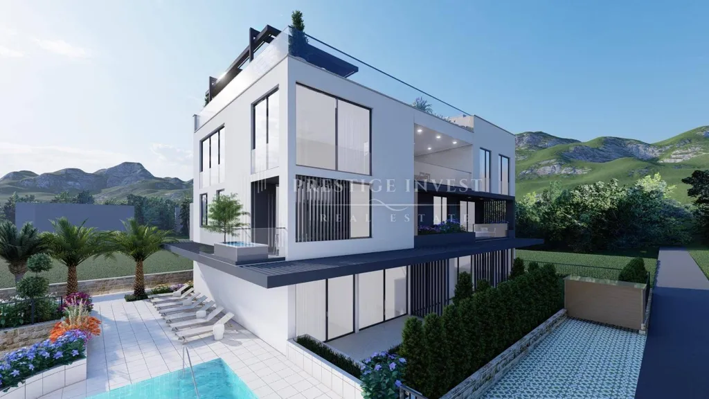 Exterior - Modern Apartment with Sea View in Sukošan