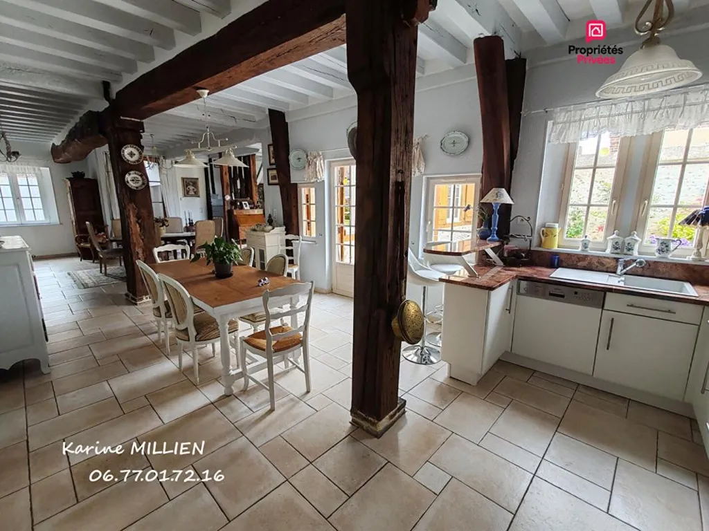 Sala da pranzo - Classified Timber-Framed House in Nonancourt