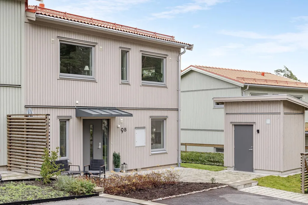 Extérieur - Modern Semi-Detached House with Bråviken View