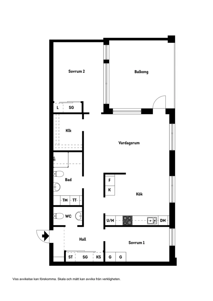 Plaan - Modern Flat with Balcony in Öster