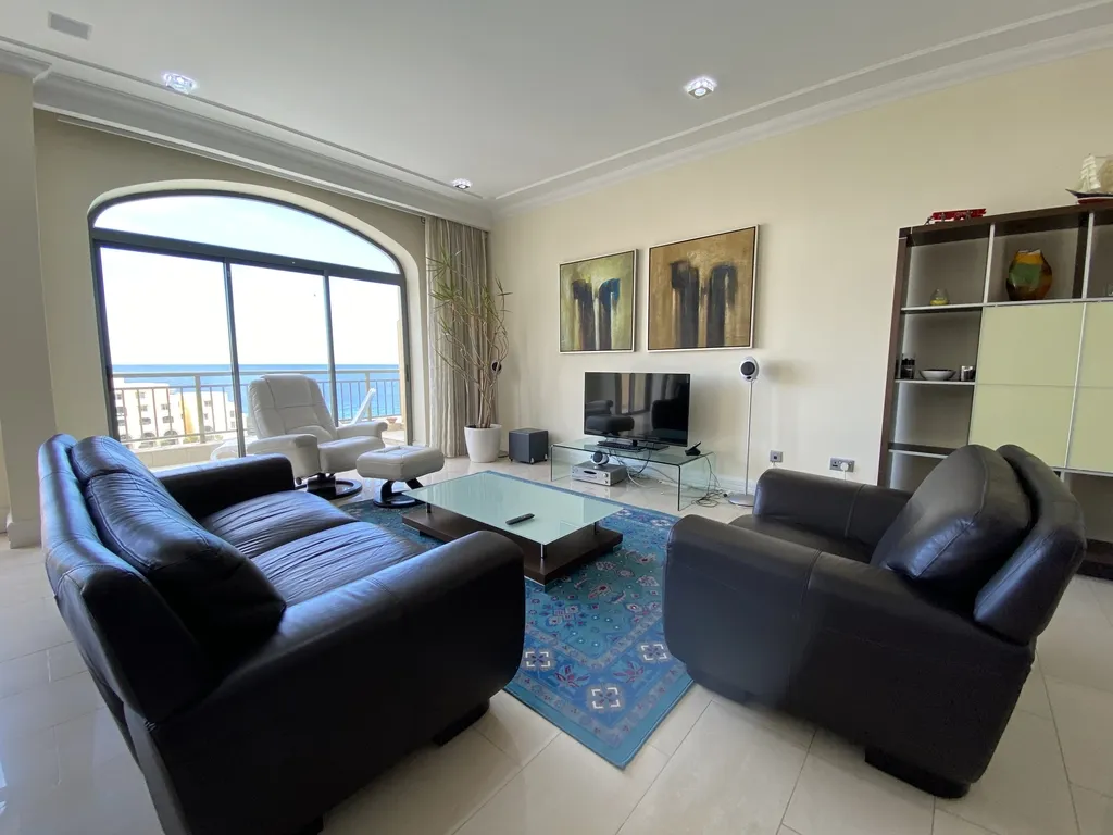 Séjour - Appartement 3 chambres à Portomaso