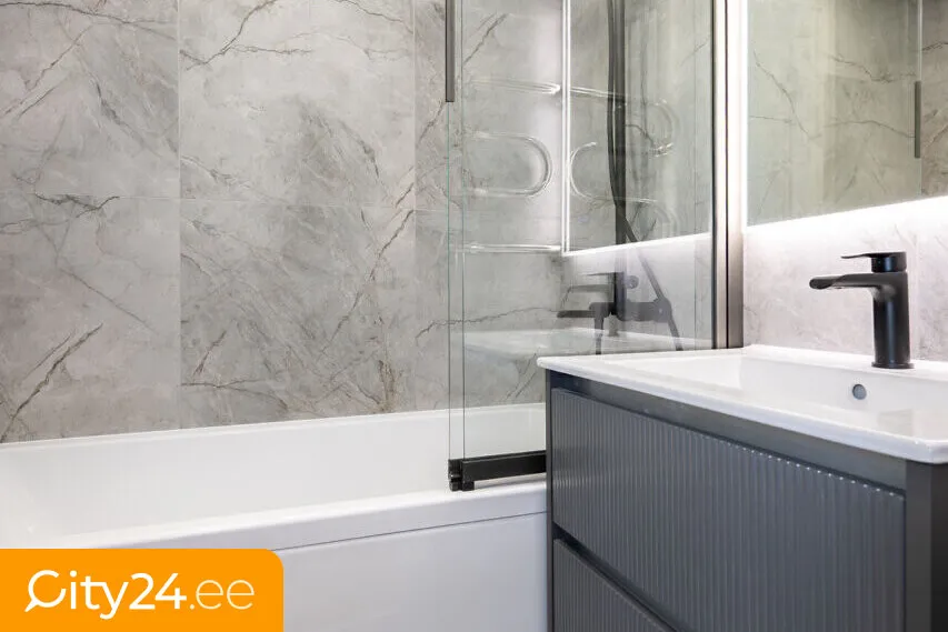 Salles de bain - Renovated Five-Room Flat in Lasnamäe