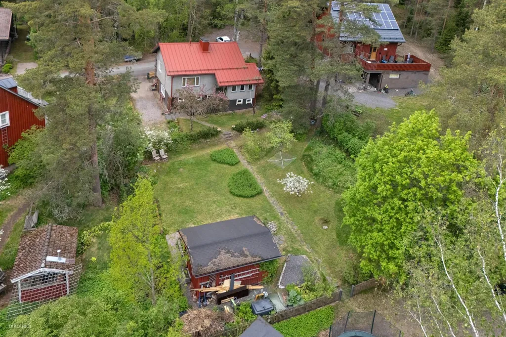 Vue aérienne - Detached House with Sauna in Hyvinkää