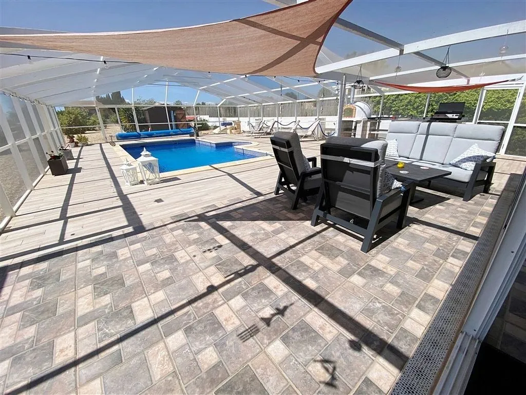 Piscine - Modern Chalet with Pool and Terrace in Huércal-Overa