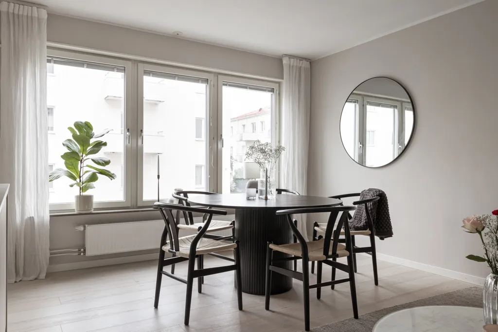 Dining Room - Modern Flat with Private Terrace in Torpa