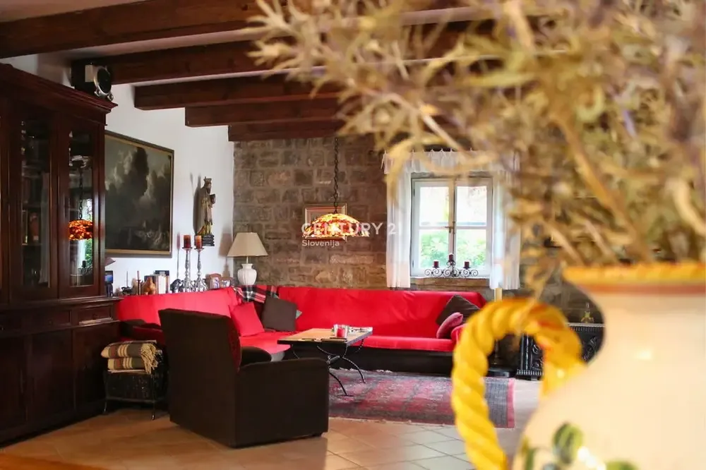 Soggiorno - Stone Villa with Pool in Pomjan, Koper