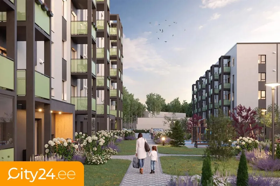 Jardin - Modern Flat with Balcony in Ķengarags, Riga