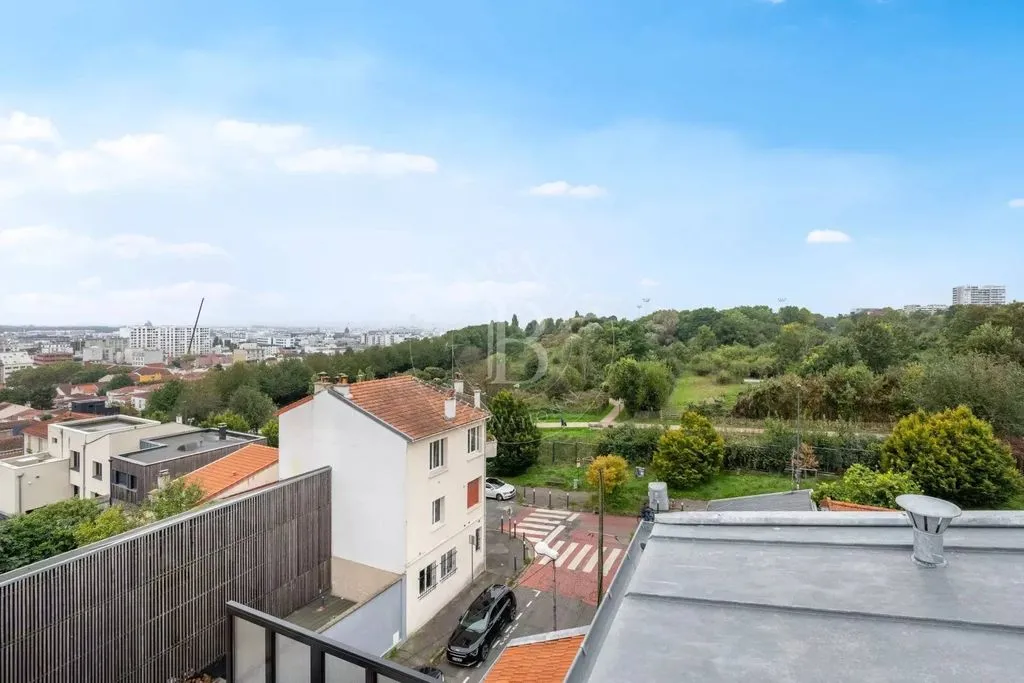 Balcon - Maison Contemporaine avec Jardin Privé à Montreuil