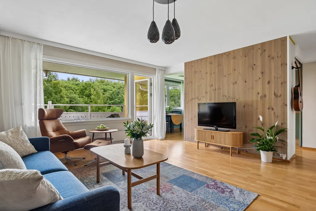 Soggiorno - 2-Bed Apartment with Balcony in Oslo