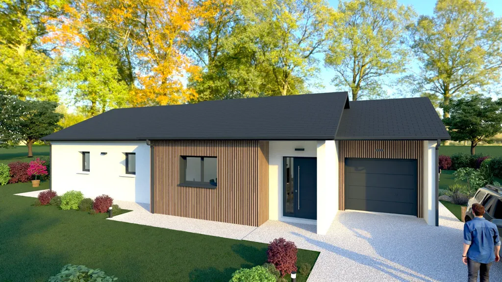 Maison de Plain-Pied en Bois à Montigny-en-Gohelle
