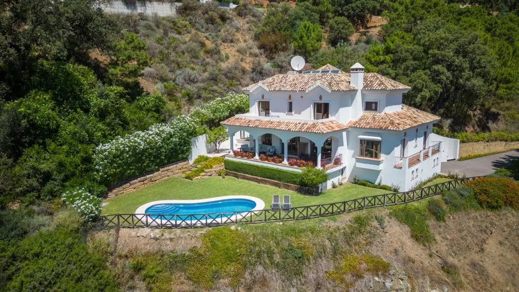 Vue aérienne - Luxury Villa with Sea Views in Benahavis