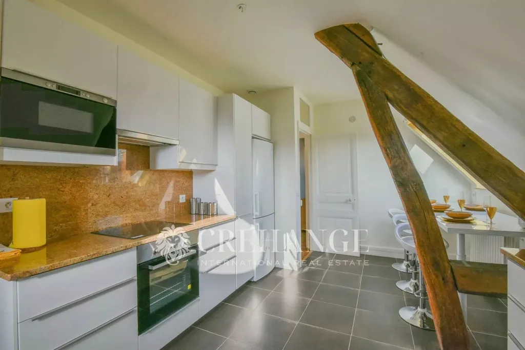 Köök - Renovated Flat in Historic Building, St-Germain-en-Laye Centre