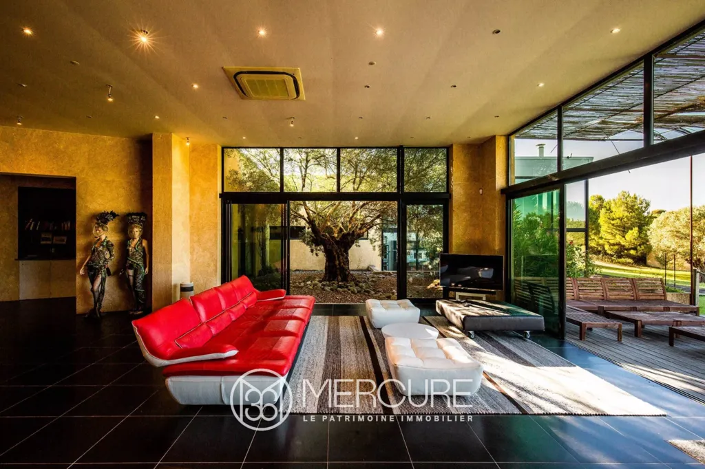 Soggiorno - Architectural Villa with Pool near Carcassonne