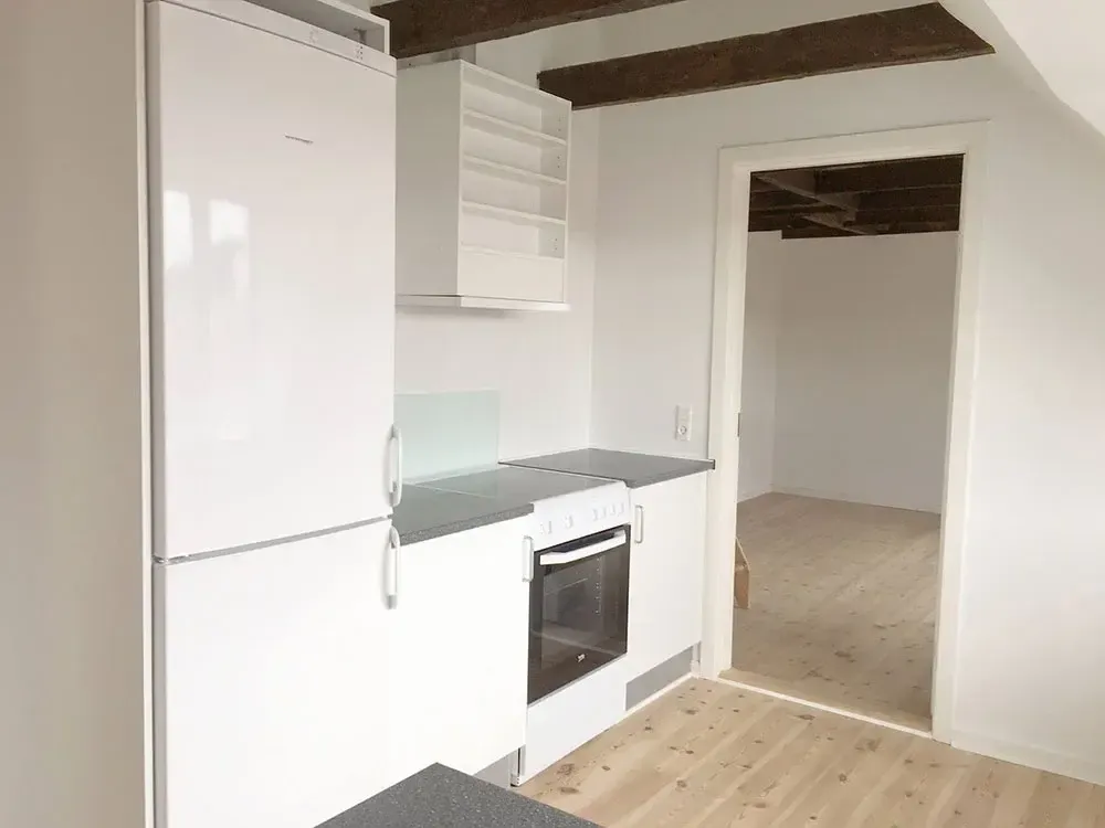 Köök - Loft Apartment with Exposed Beams in Vejle