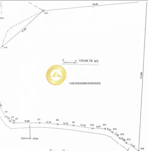 Plan - Plot with Panoramic View near Monemvasia Castle