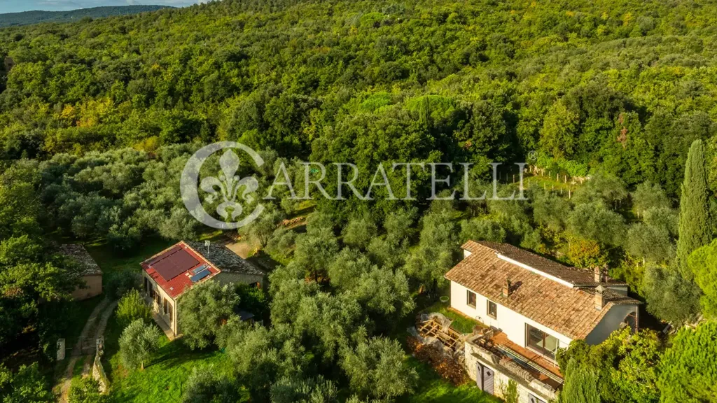 Vue aérienne - Luxury Farmhouse with Pool in Monteriggioni