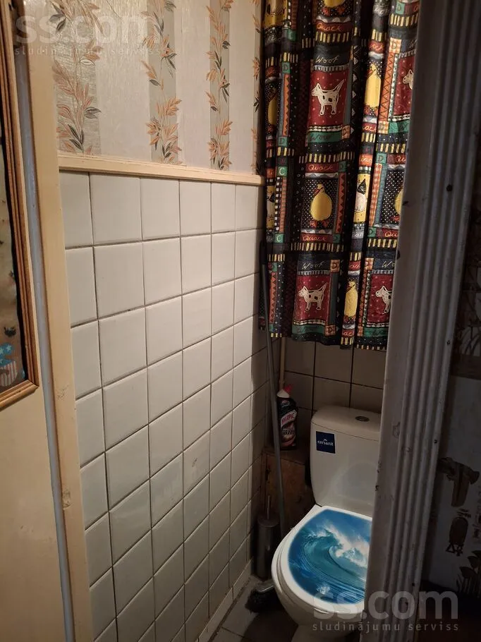 Salles de bain - 2-Bedroom Flat with Balcony in Tārgale