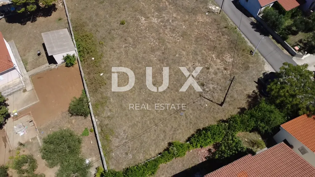 Vista aerea - Building Plot with Sea View in Privlaka, Zadar