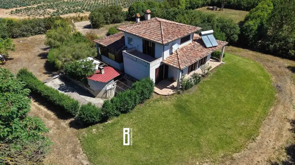 Õhuvaade - Rustic Villa with Olive Grove in Samassi