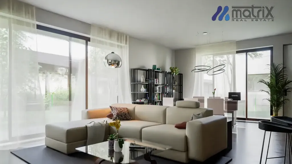 Séjour - Modern Villa with Garden in Noventa Padovana
