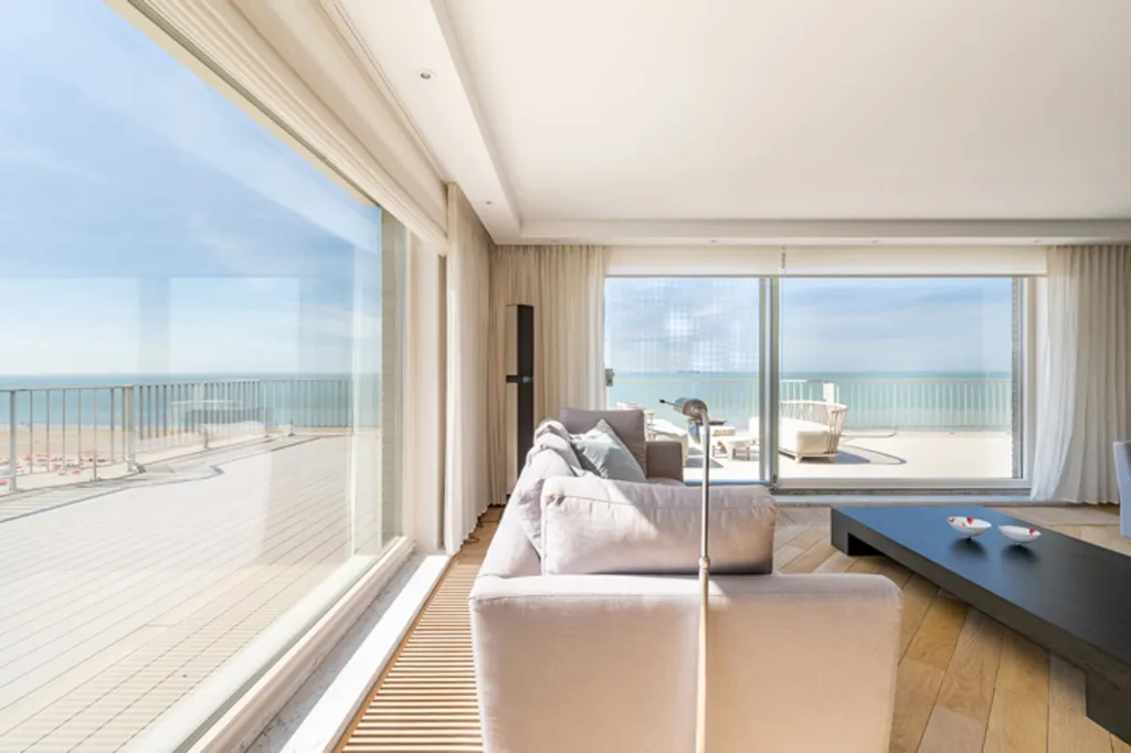 Séjour - Penthouse avec Vue Panoramique sur le Zoute à Bruxelles