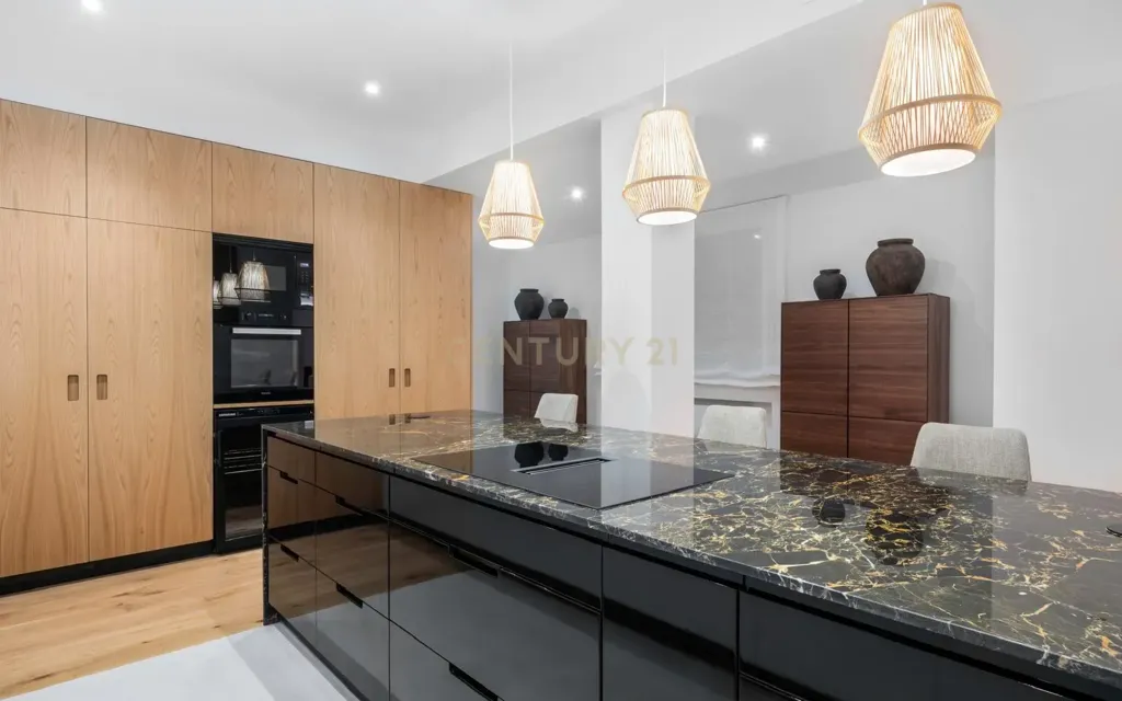 Köök - Luxury Apartment with Terrace in Madrid