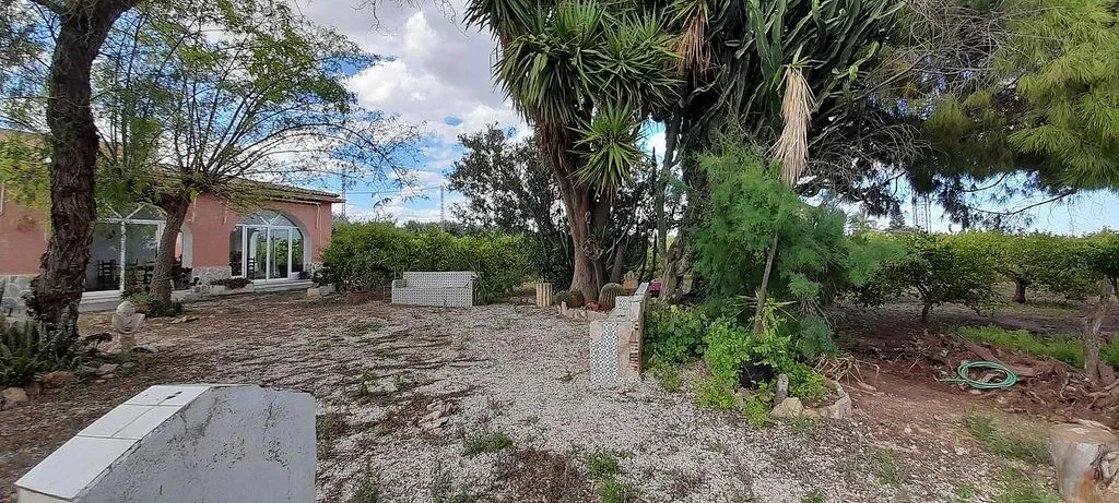 Jardin - Chalet with Garden and Air Conditioning in Elche