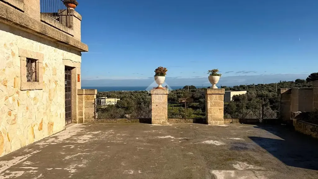 Terrasse - Villa with Sea View in Carovigno
