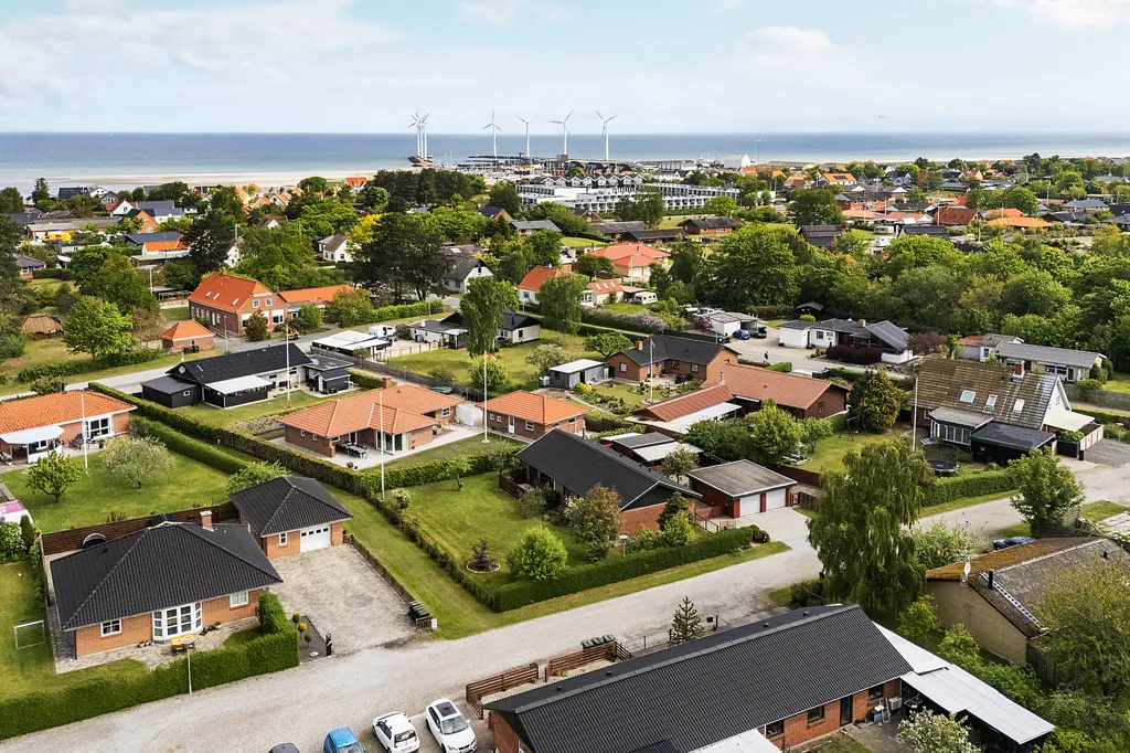 Vue aérienne - Etage Villa with Garden in Bønnerup Strand