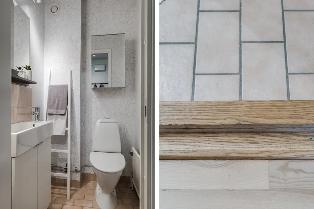 Salles de bain - Apartment with Balcony and View in Göteborg